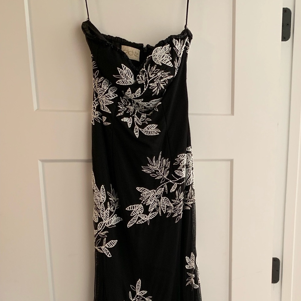 Evening gown. Beautiful bead work. Worn once!